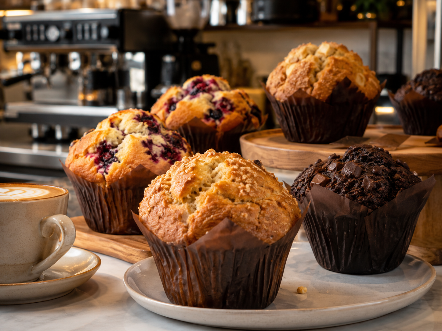 Jumbo McMore muffins for coffee shops and catering