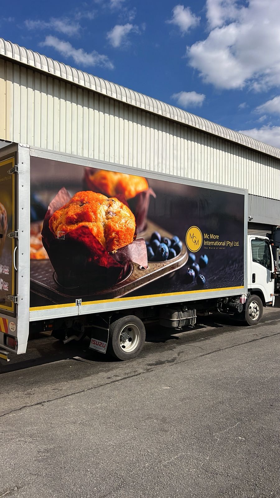McMore packaged muffins prepared for retail supply